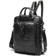 Load image into Gallery viewer, Genuine Leather Men Backpack