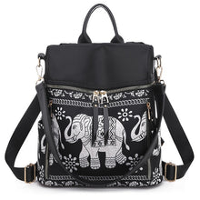 Load image into Gallery viewer, Elephant Print Women Backpack