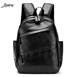 PU Leather Men Backpack