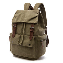 Load image into Gallery viewer, Korean Solid Canvas Backpack