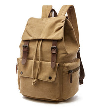 Load image into Gallery viewer, Korean Solid Canvas Backpack