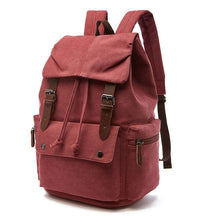 Load image into Gallery viewer, Korean Solid Canvas Backpack